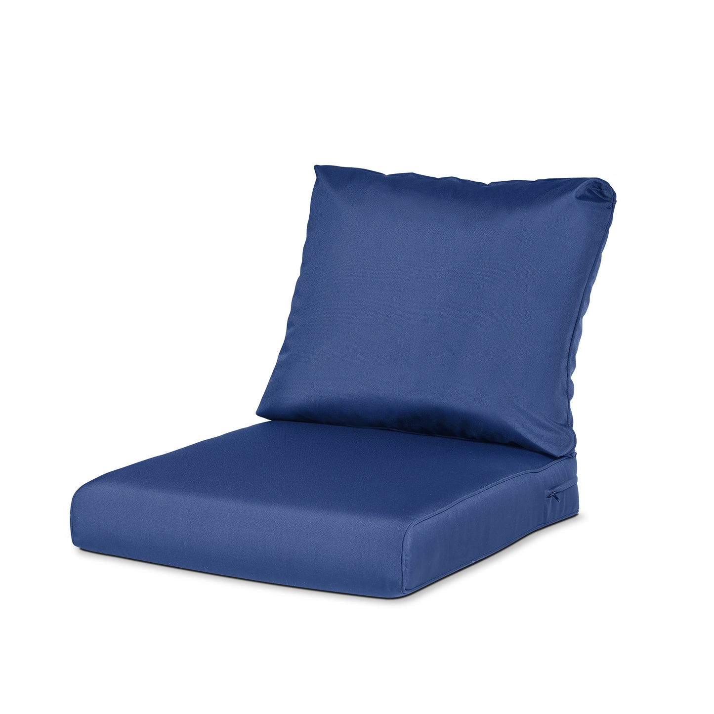 Outdoor Chair Cushions, Patio Deep Seat Cushions with Handle & Adjustable Straps - Navy Blue