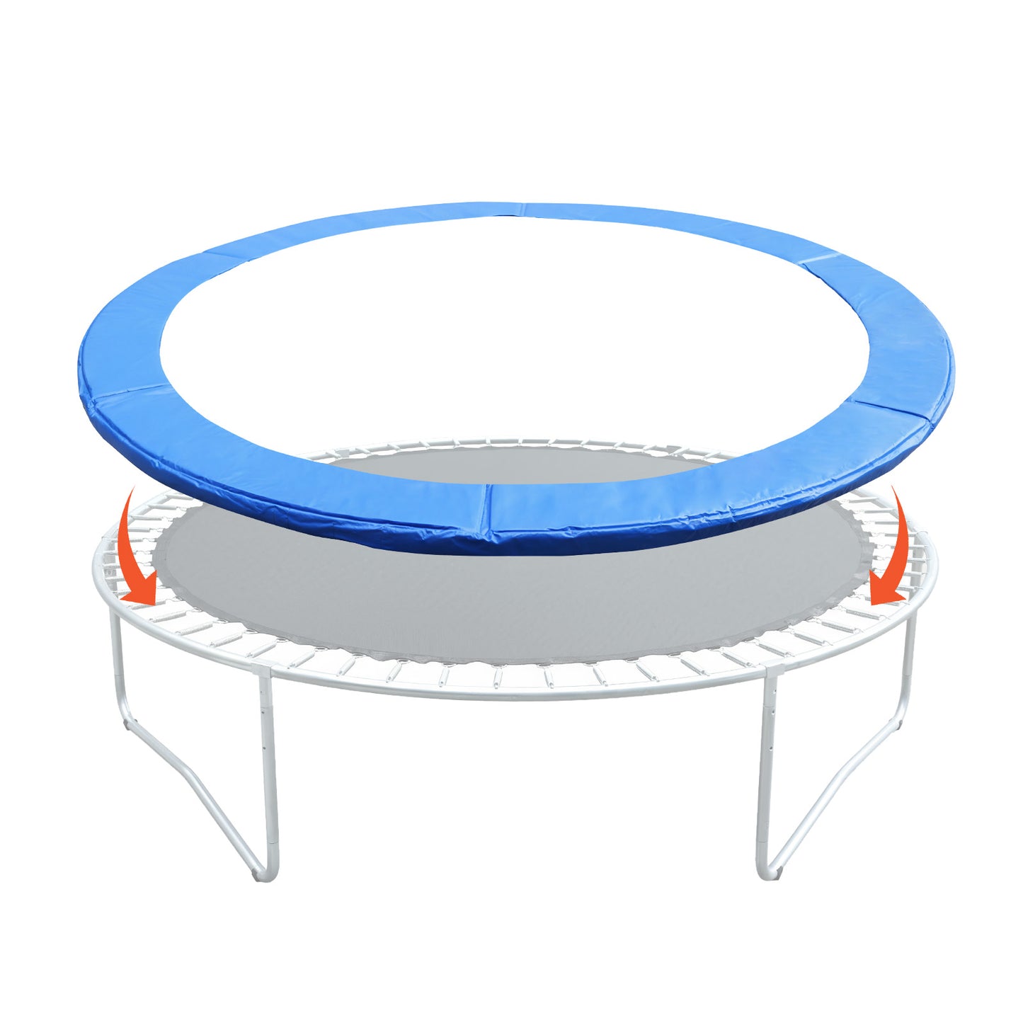 Trampoline Safety Pad Replacement, Universal Waterproof Trampoline Spring Cover for Round Frame