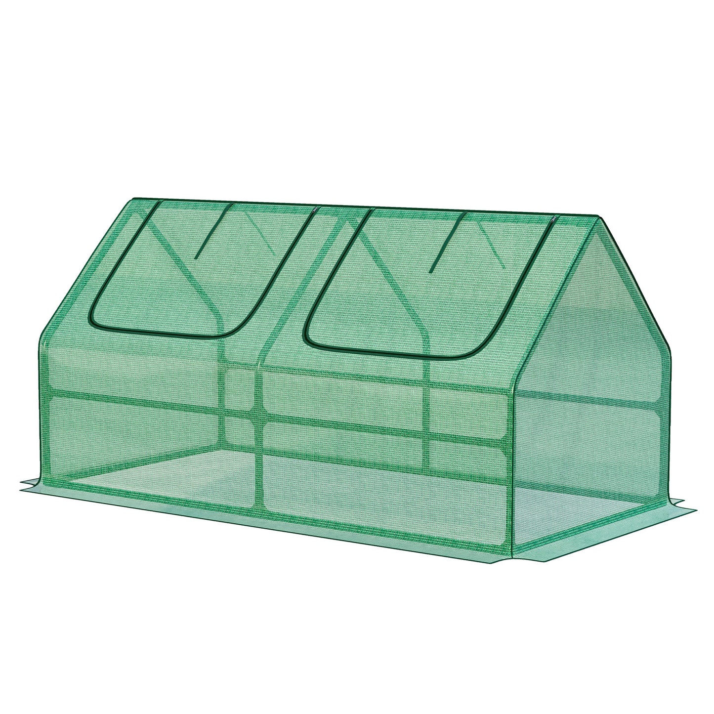 4x2x2 ft. Mini Greenhouse with Zipper Doors, Water Resistant & UV Protected