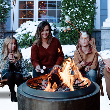 28''/32''/36''Round Spider Wagon Wheel Firewood Grates, Heavy Duty Fire Pit Grate Tool Aoodor