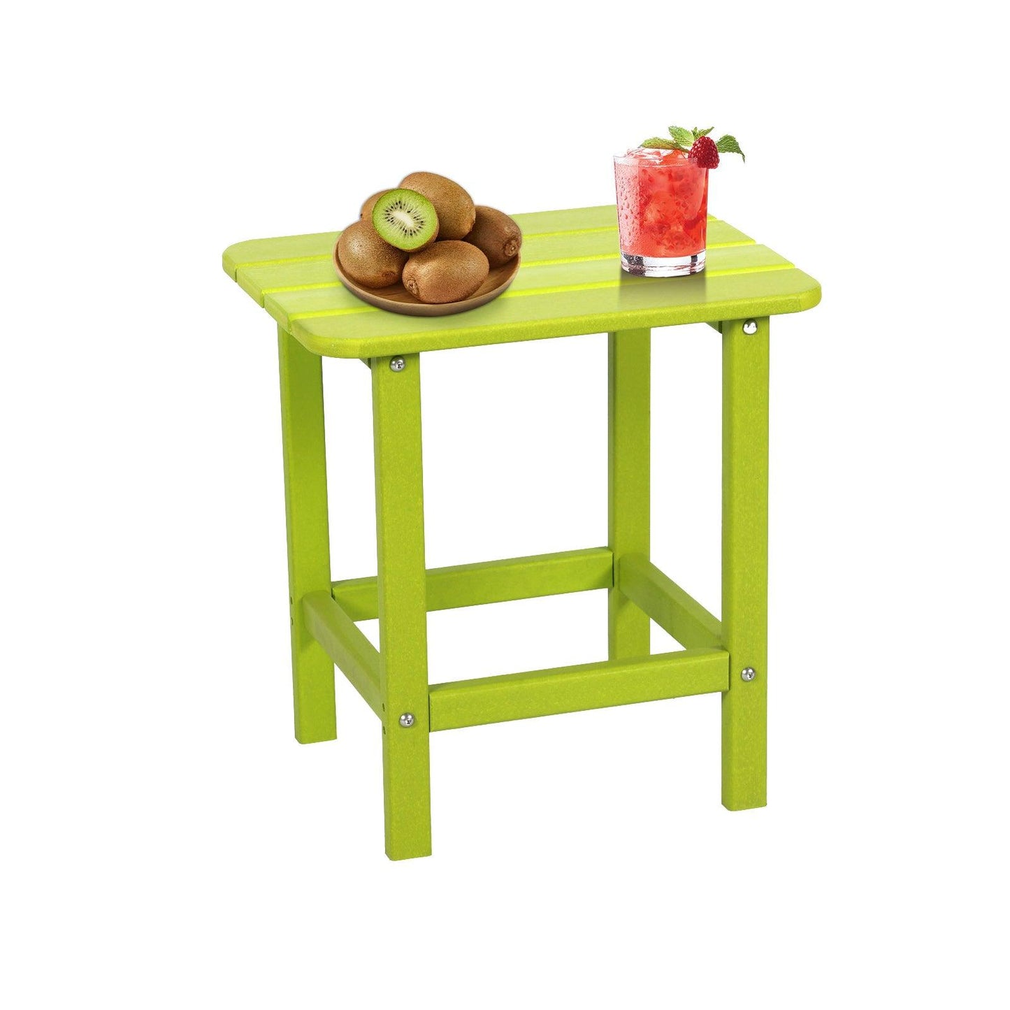 Outdoor Adirondack Side Table HDPE End Table