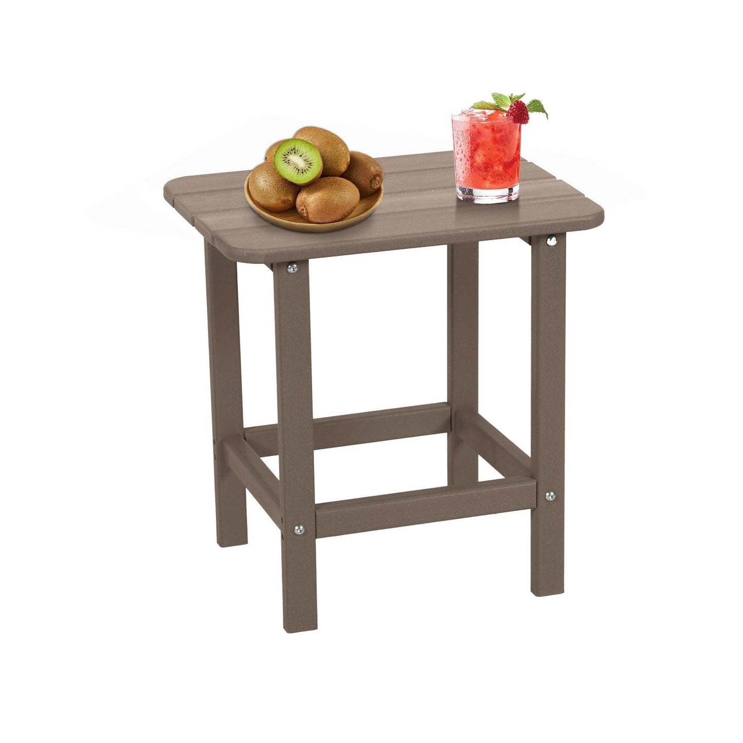 Outdoor Adirondack Side Table HDPE End Table
