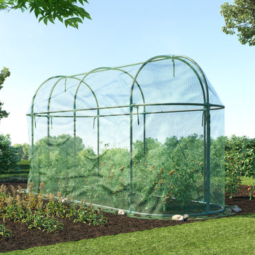 Crop Cage Plant Protection Netting Tent with Zipper for Vegetables Fruits and Plant
