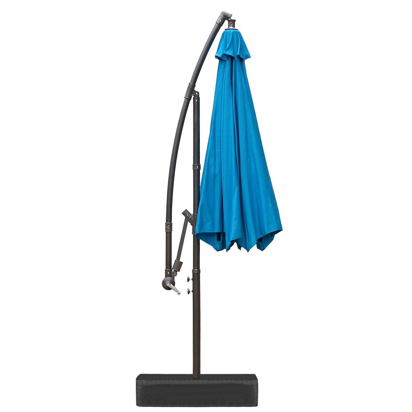 Offset Hanging Umbrella with Base Stand 10 Ft. Patio Umbrella Aoodor