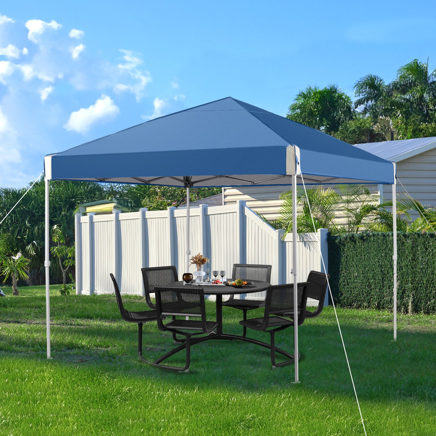 10x10/12x12 ft. Pop Up Canopy Tent with Roller Bag