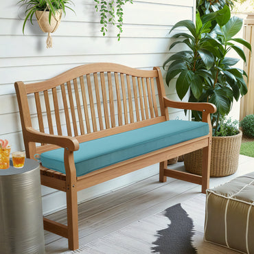 46x18x3 inch Patio Bench Cushion - Blue