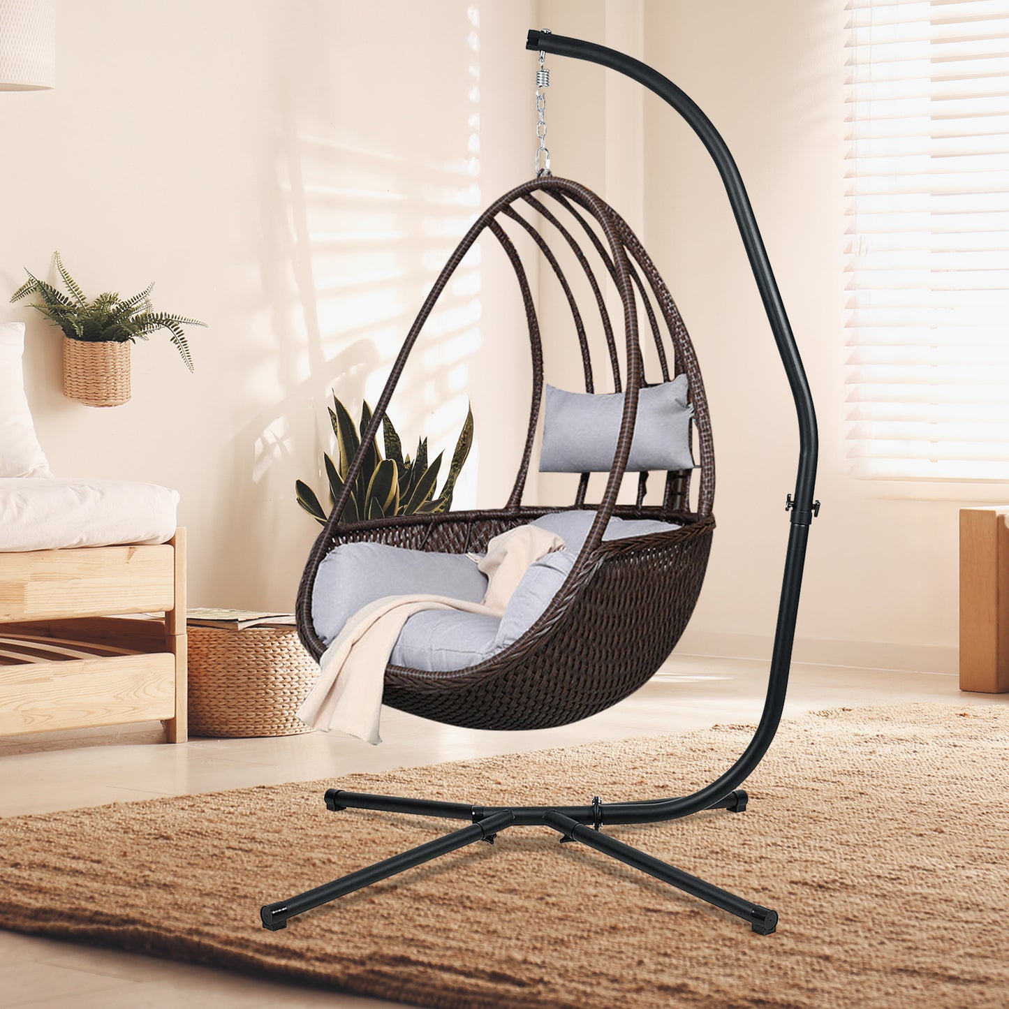 Hammock Steel Stand Only C-Stand - 300 Pound Capacity