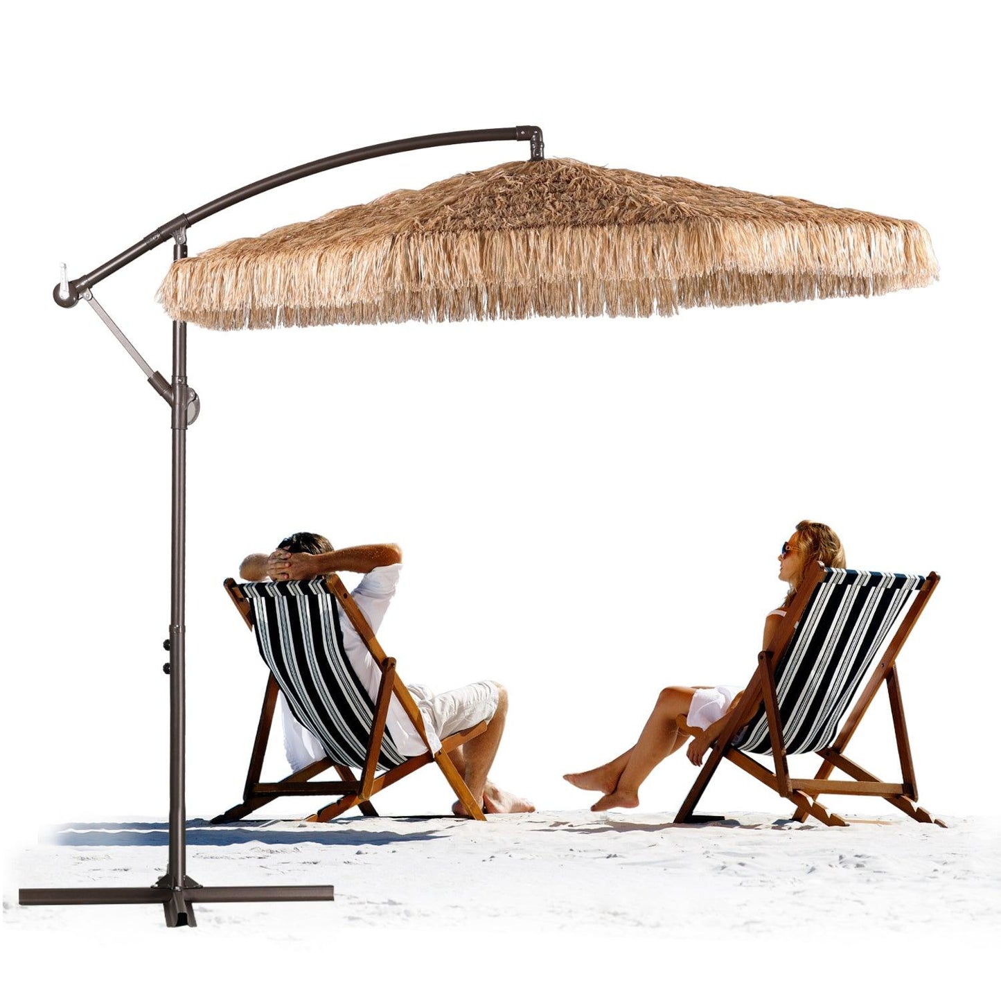 Grand Patio Thatched Tiki Umbrella (No Base)