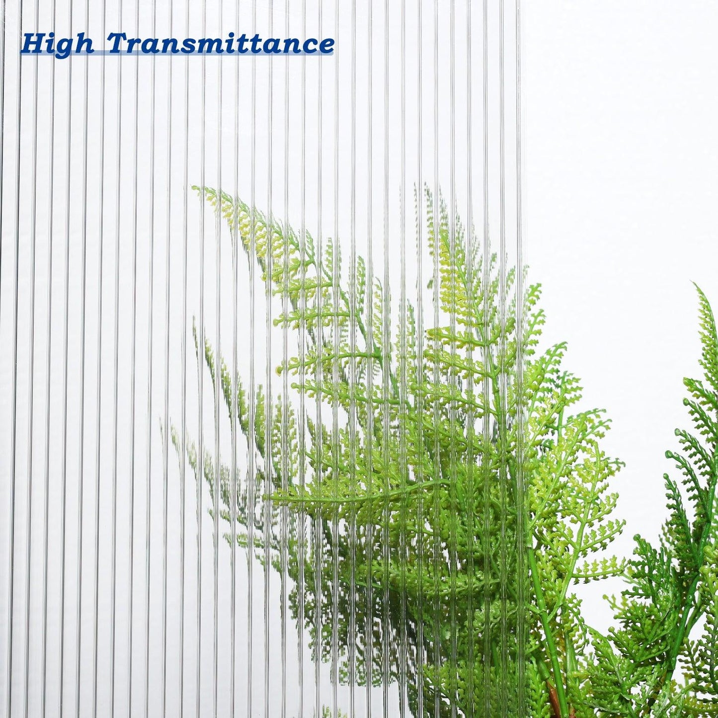 6 Pcs Polycarbonate Greenhouse Panels, Waterproof UV Protected Reinforced Sheets