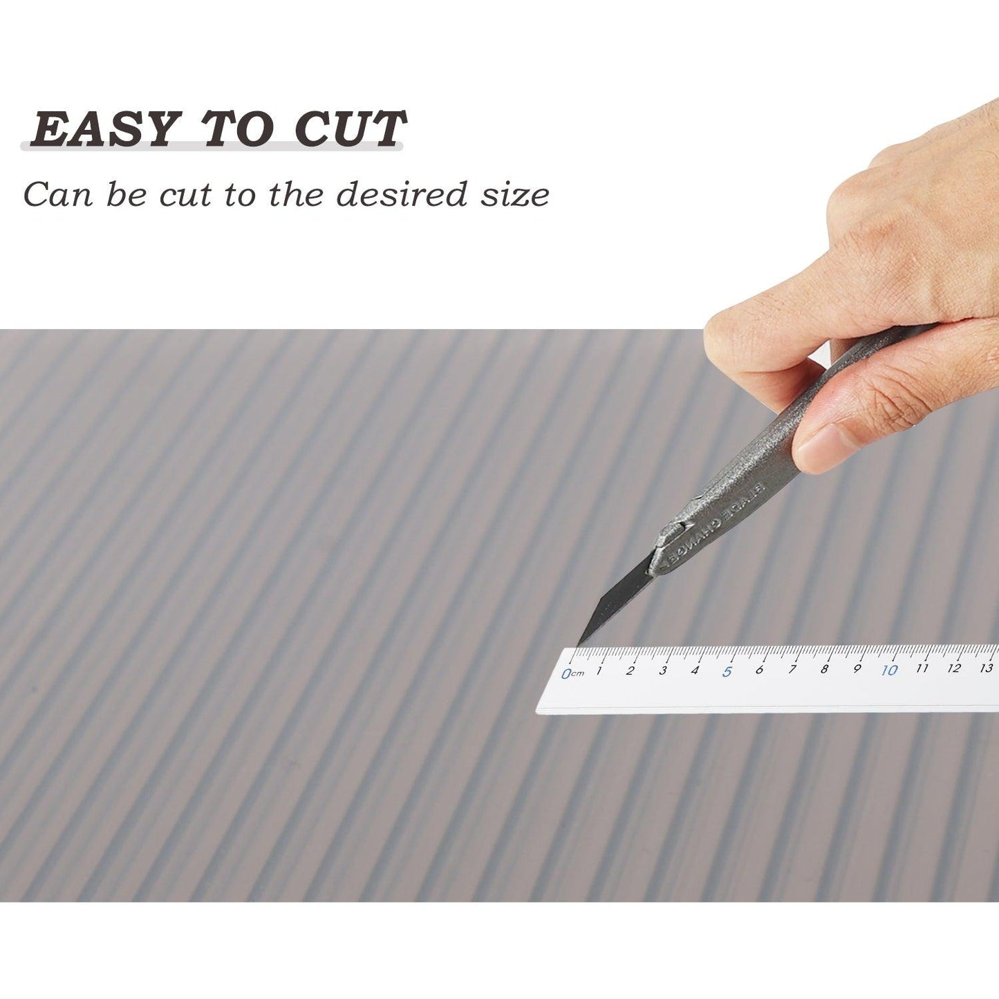 6 Pcs Polycarbonate Greenhouse Panels, Waterproof UV Protected Reinforced Sheets Aoodor