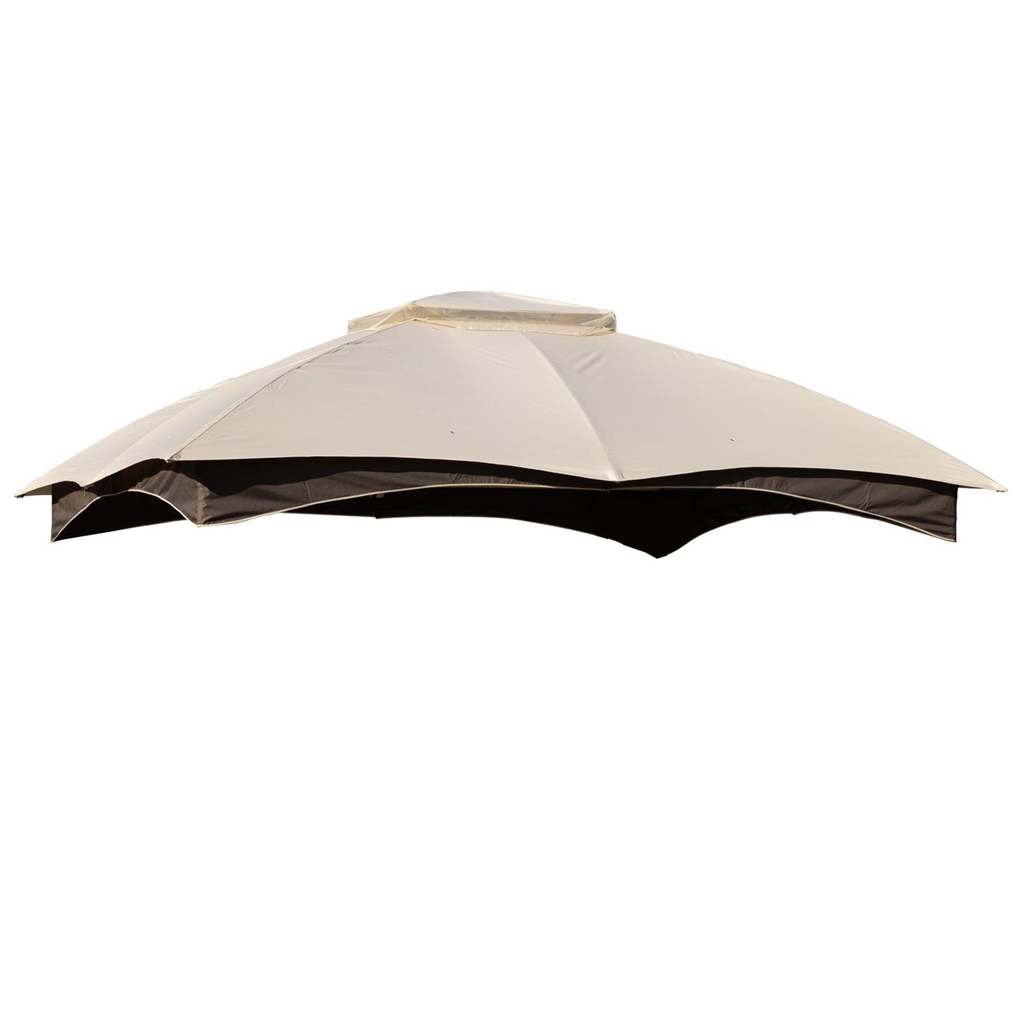 Patio Gazebo Metal Frame with Mesh Netting Canopy Top(canopy only)