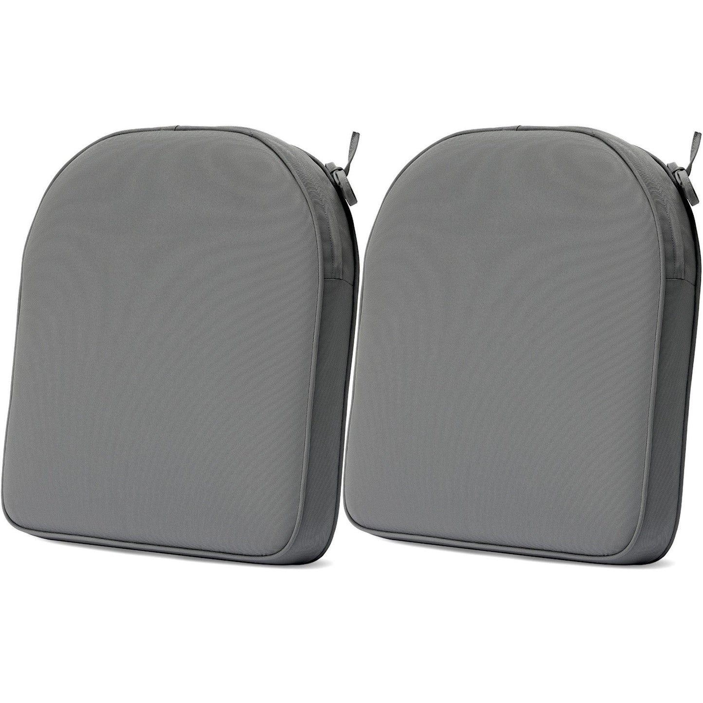 Outdoor Chair Cushion Soft and Fade-resistant Polyester Gray Aoodor