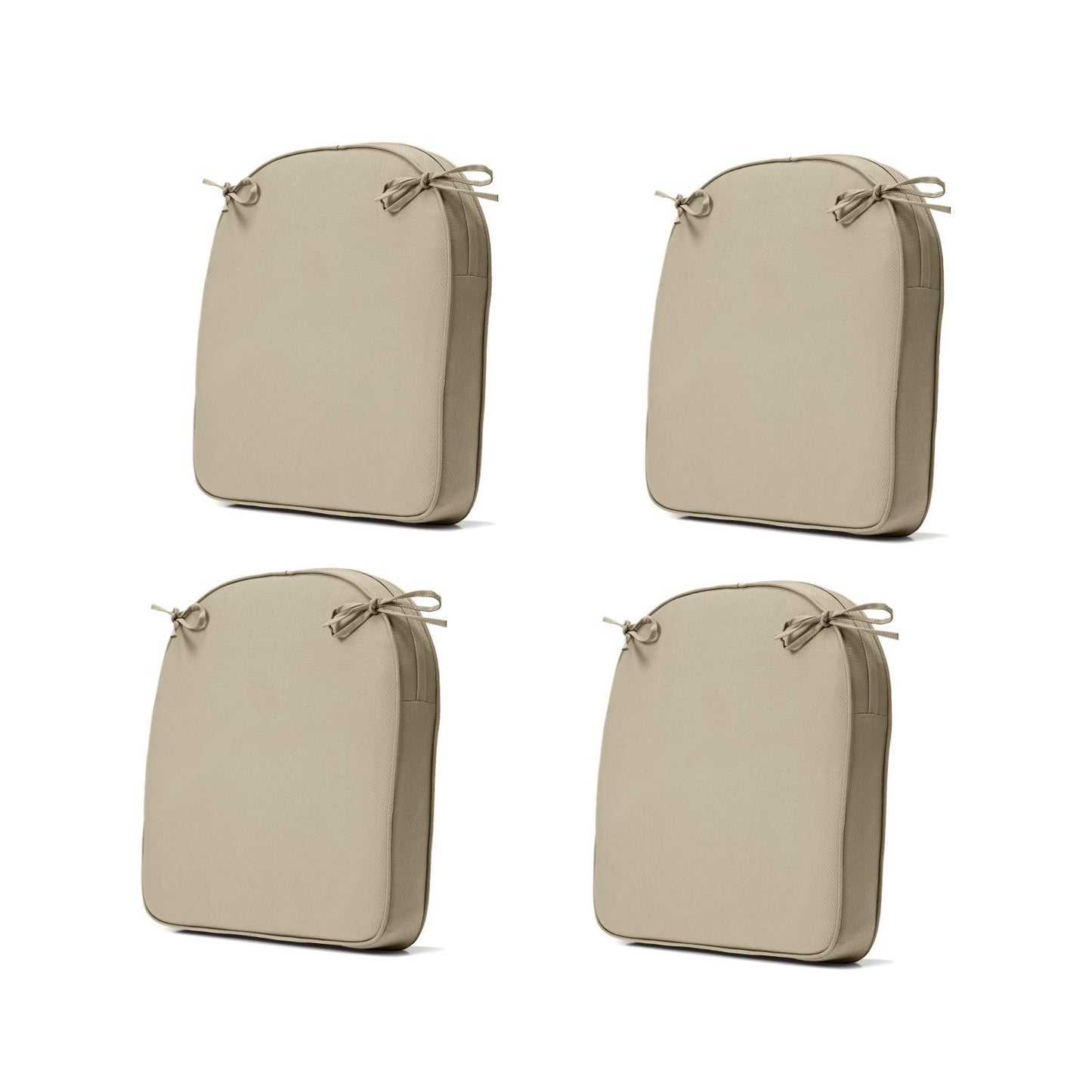Outdoor Chair Cushion Soft and Fade-resistant Polyester Khaki Aoodor