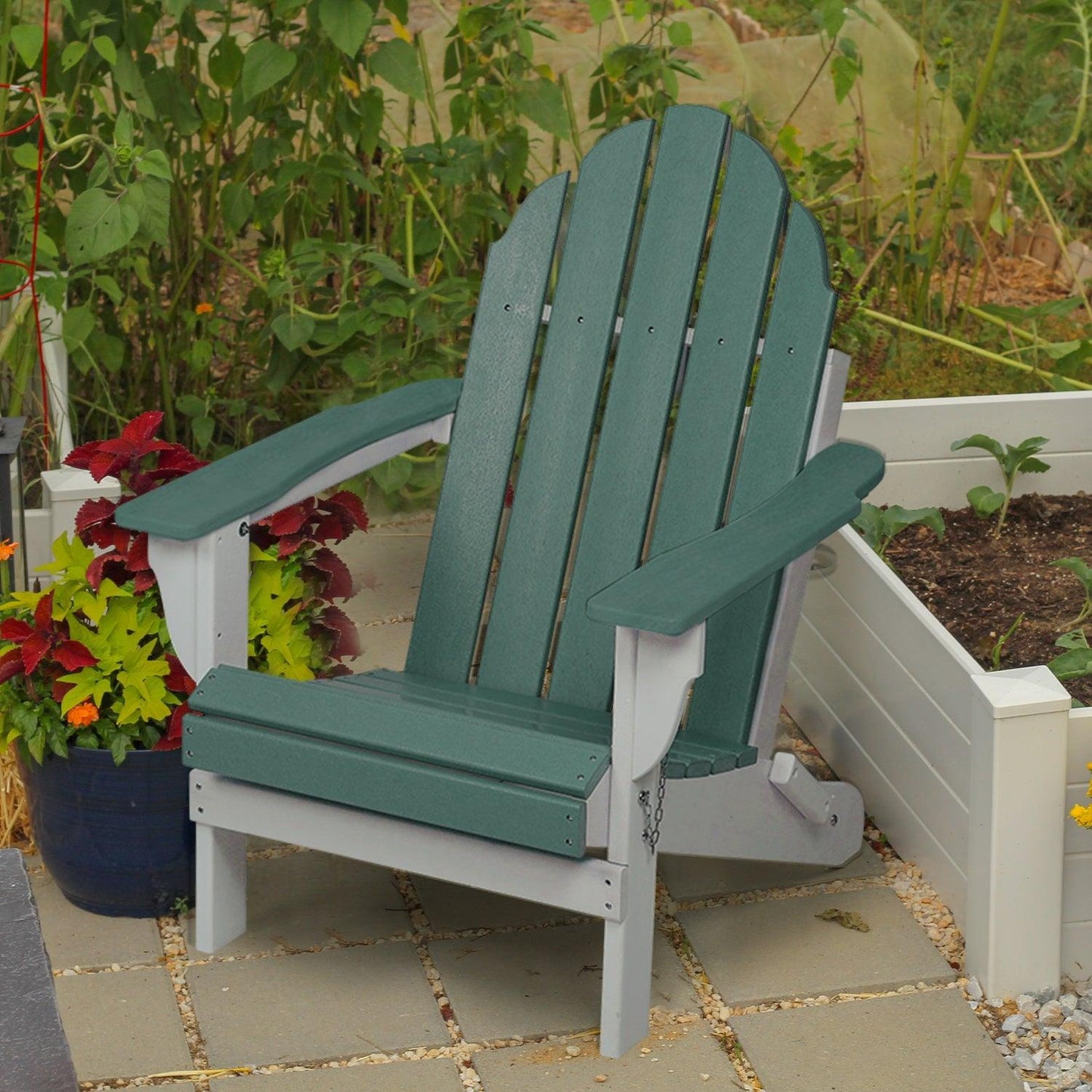 Folding Adirondack Chair 31.5'' (L) x 28.74'' (W) x 37'' (H) Furniture Aoodor