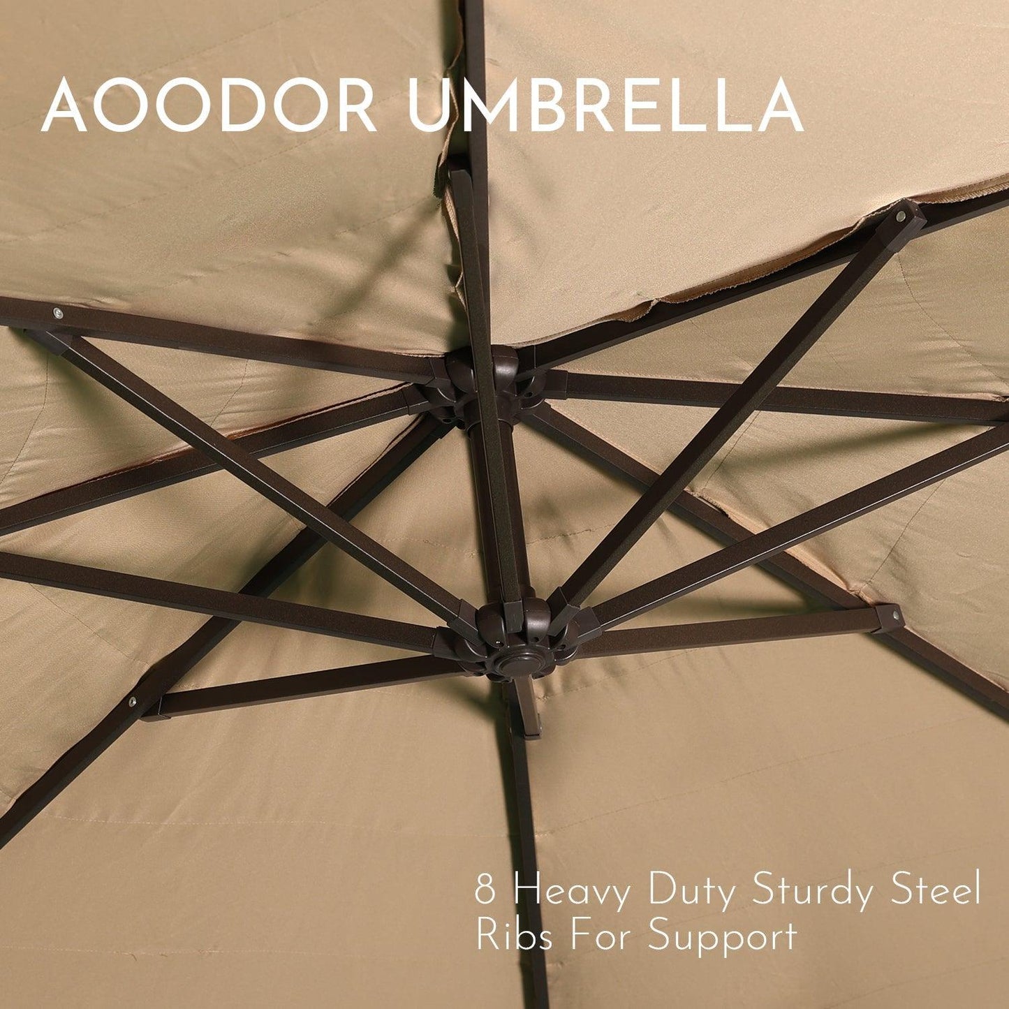 Grand Patio Thatched Tiki Umbrella (No Base) Patio Umbrella Aoodor LLC