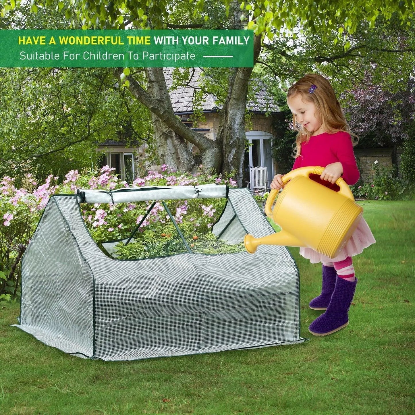 Greenhouse With Raised Garden Beds Greenhouse Aoodor