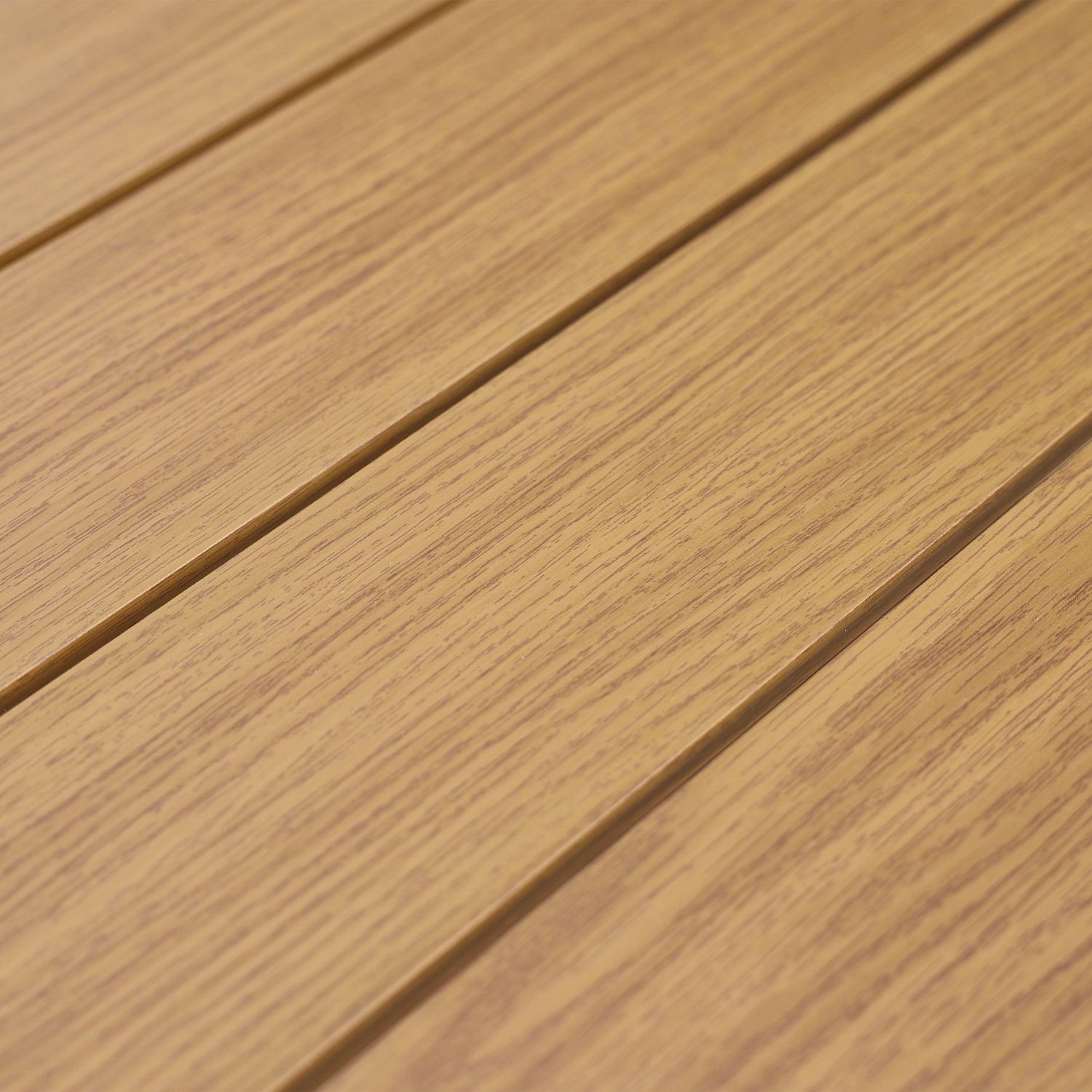 Outdoor 6-10 Person Aluminum Patio Extendable Dining Table - Modern Rectangular Table for Patio, Deck, Garden, Courtyard (Table Only) Furniture Aoodor LLC