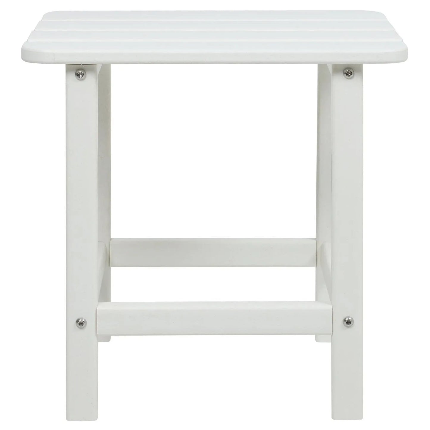 Outdoor Side Table, Square Adirondack Patio End Table for Patio, Pool, Porch Furniture Aoodor