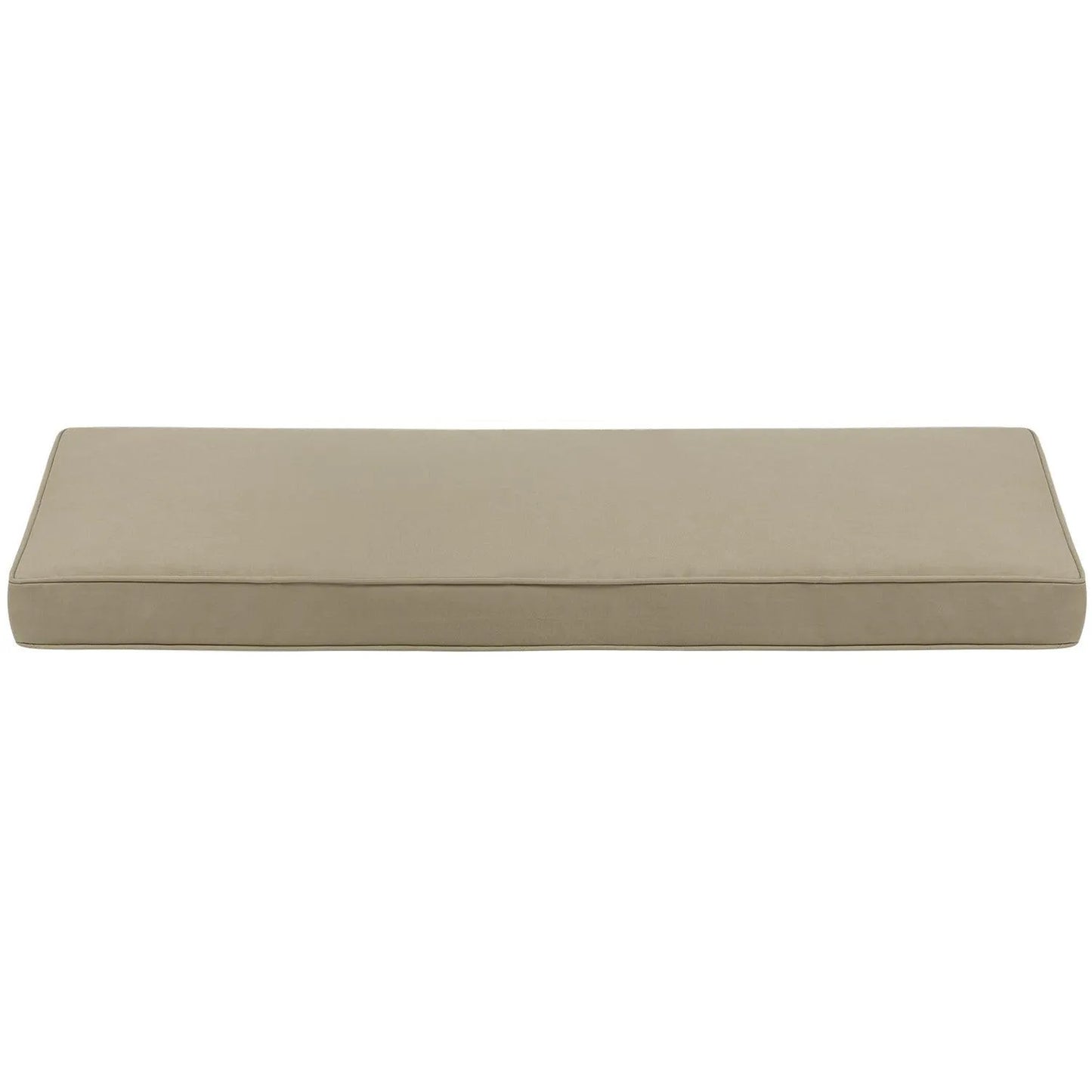 Patio Bench Cushion 46.5” x 17.5” x 3” CUSHION Aoodor Brown