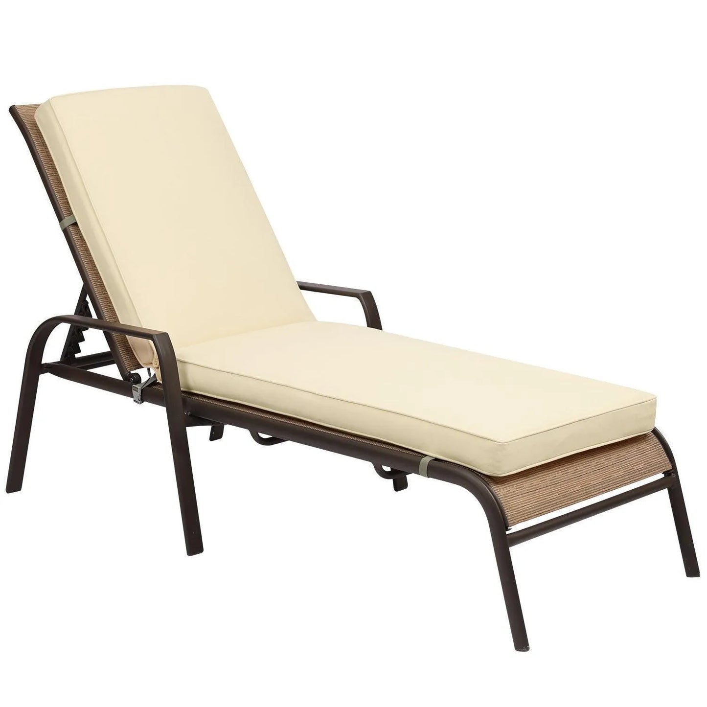 Patio Chaise Lounger Cushions Set of 2, Olefin Fabric, Water-Resistant, 72x21x3 Inches(Only Cushions) CUSHION Aoodor