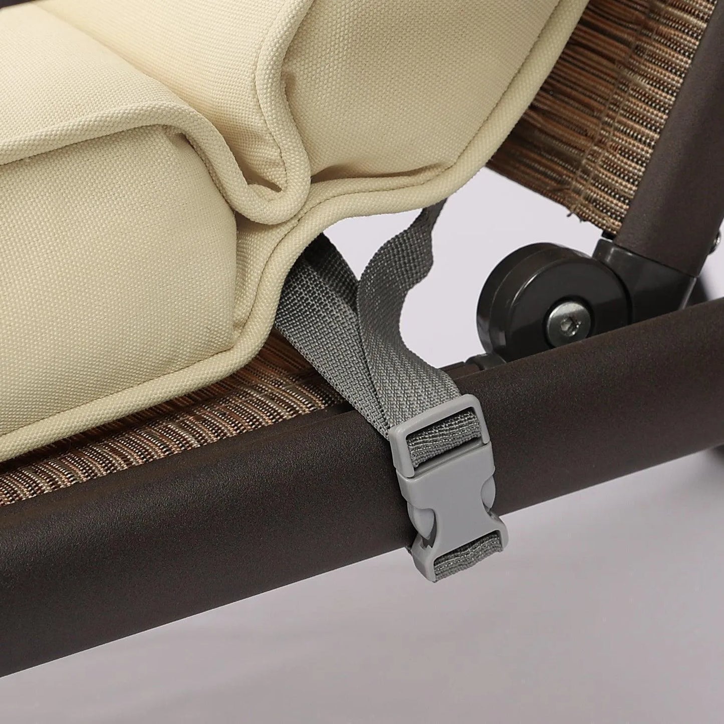 Patio Chaise Lounger Cushions Set of 2, Olefin Fabric, Water-Resistant, 72x21x3 Inches(Only Cushions) CUSHION Aoodor