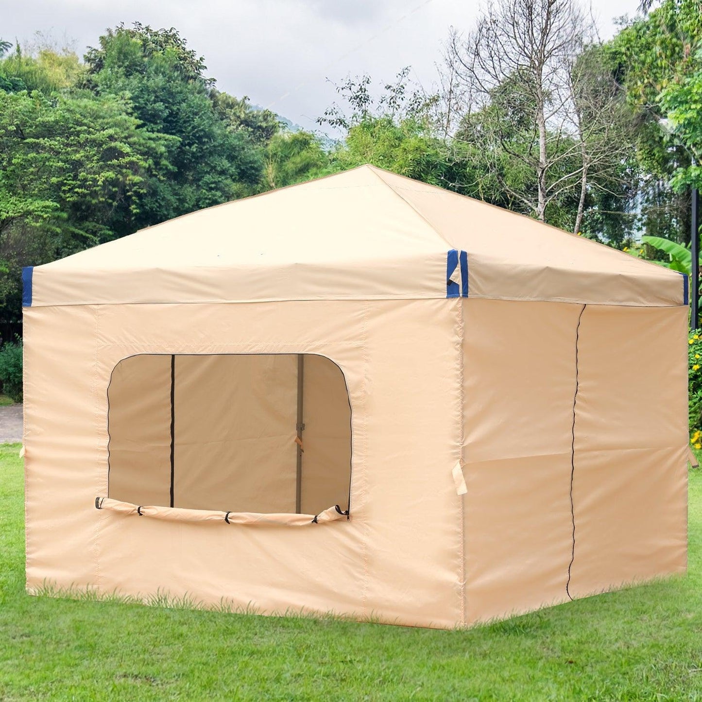Pop Up Canopy Tent with Removable Mesh Window Sidewalls Gazebo part Aoodor LLC