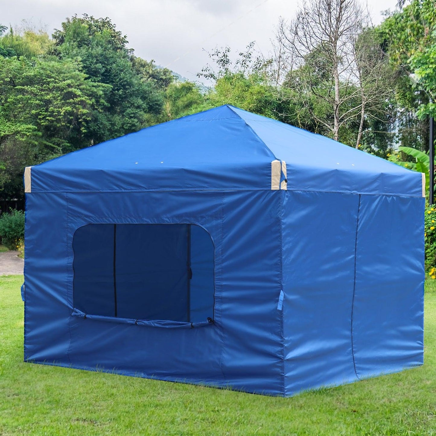 Pop Up Canopy Tent with Removable Mesh Window Sidewalls Gazebo part Aoodor LLC