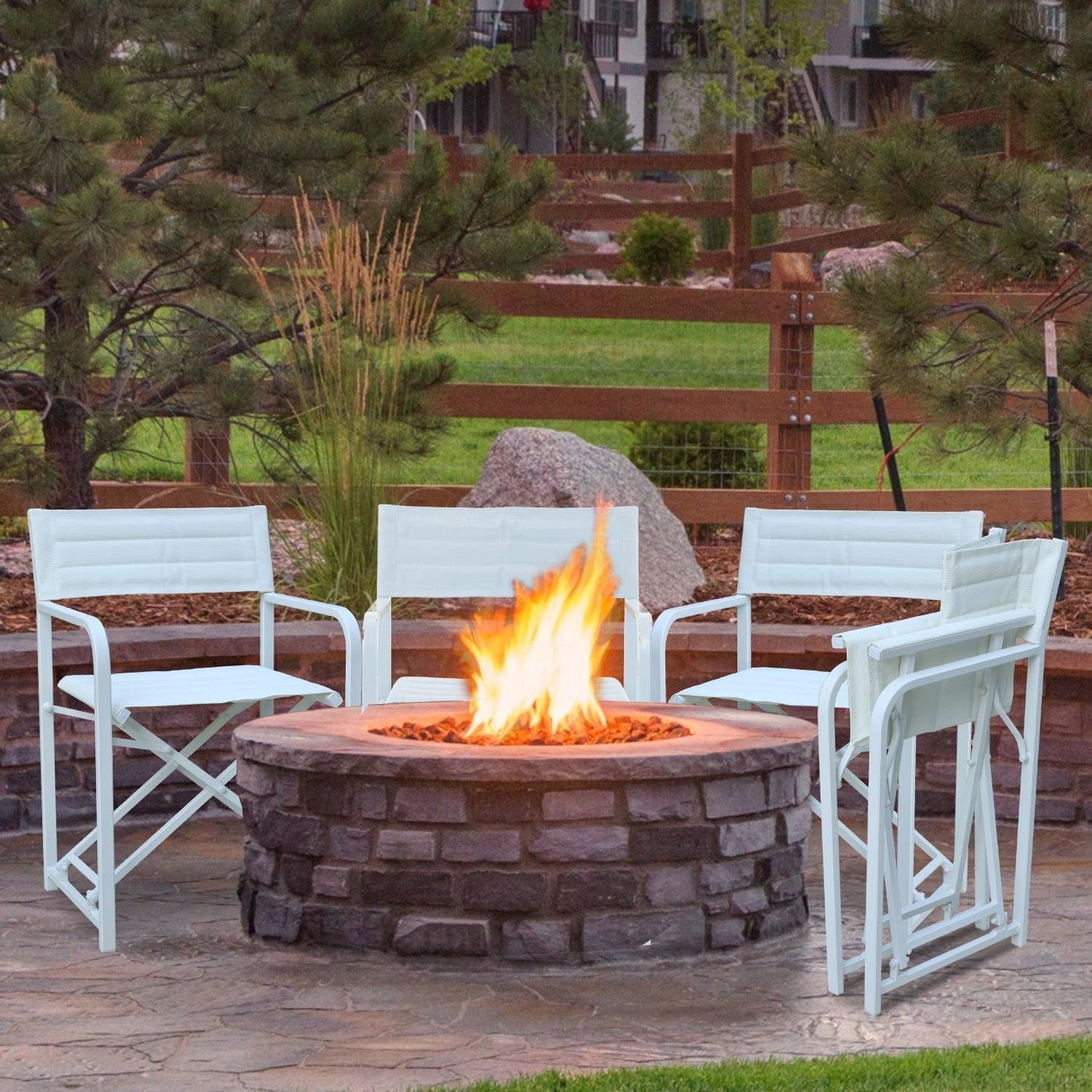 Portable Aluminum Camping Chair Furniture Aoodor LLC