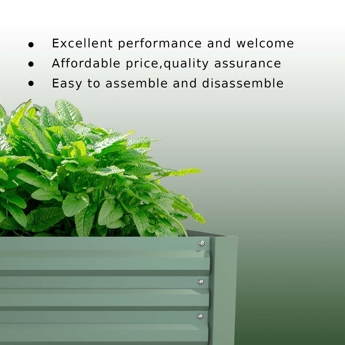 Raised Garden Bed 4' x 2' x 1' - Premium Metal Planters for Patio and Outdoor Yard Gardening - Set of 2 Beds Aoodor