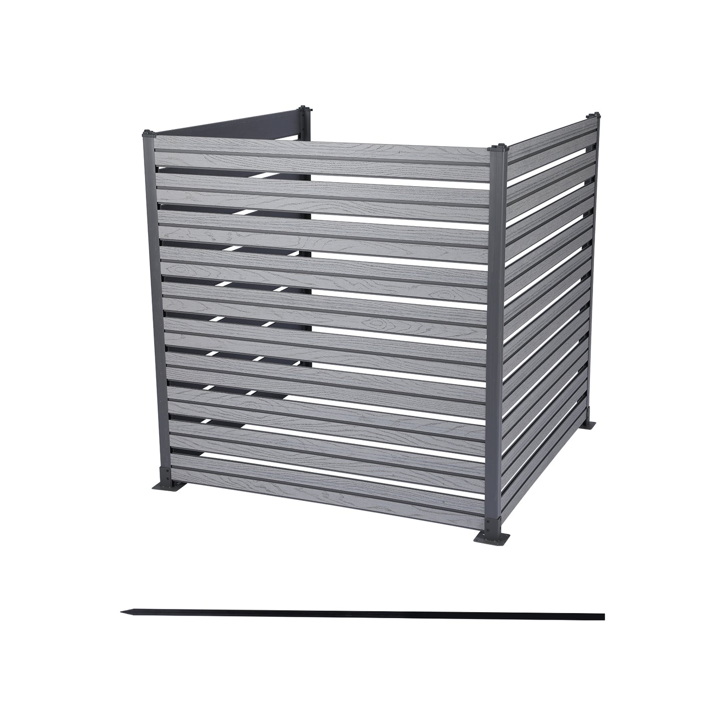 Patio Privacy Screen 49''W x 50''H Air Conditioner Fence