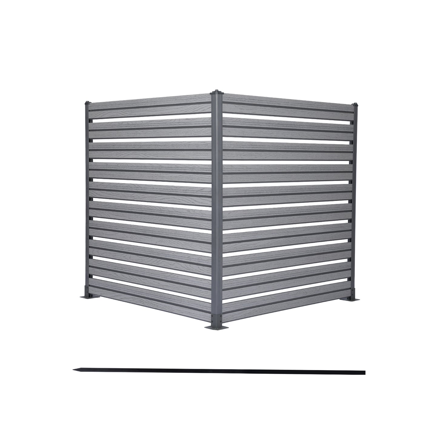 Patio Privacy Screen 49''W x 50''H Air Conditioner Fence