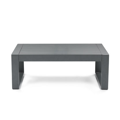39.3x23x16 inch Aluminum Outdoor Coffee Table