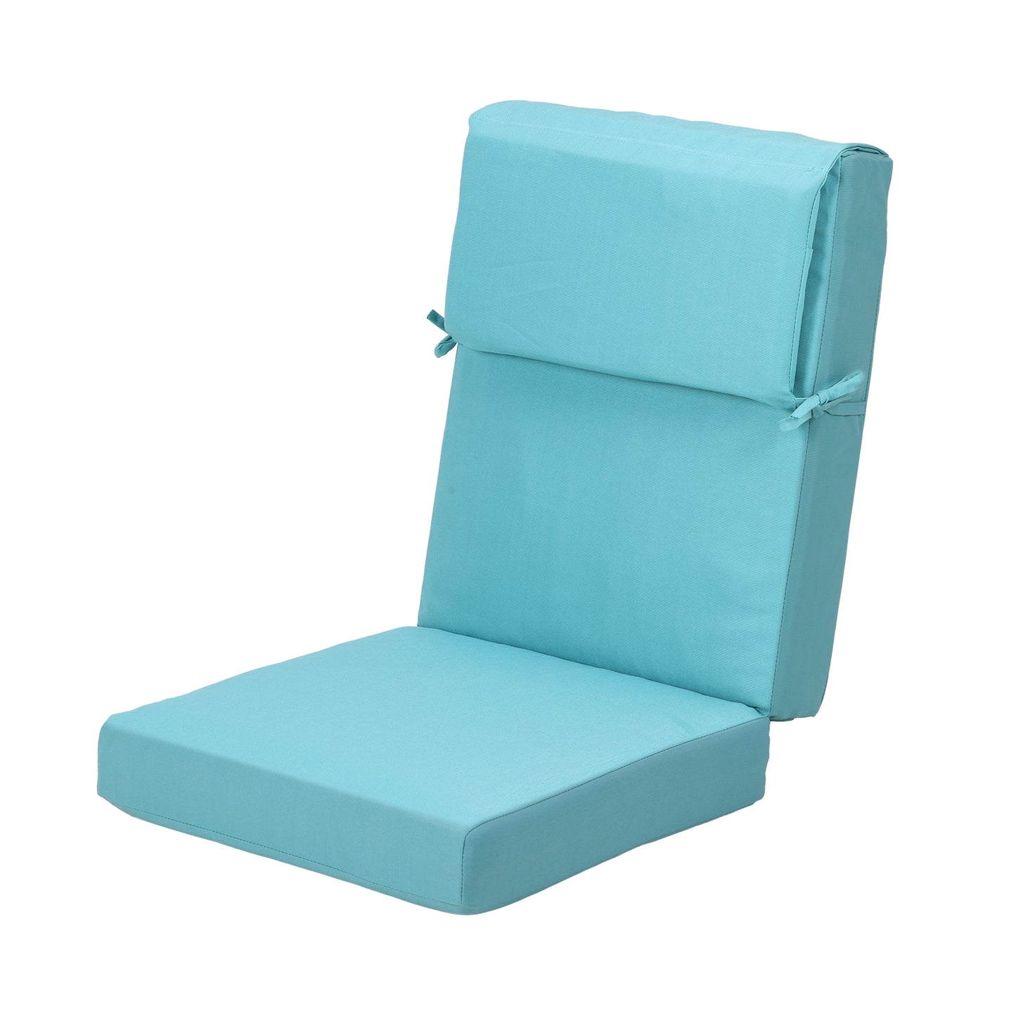 45x22x4 inch Patio High Back Chair Cushions - Blue