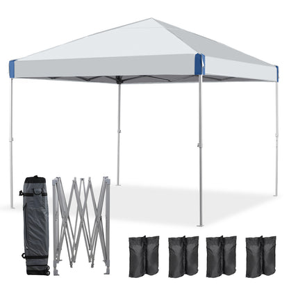 10x10/12x12 ft. Pop Up Canopy Tent with Roller Bag