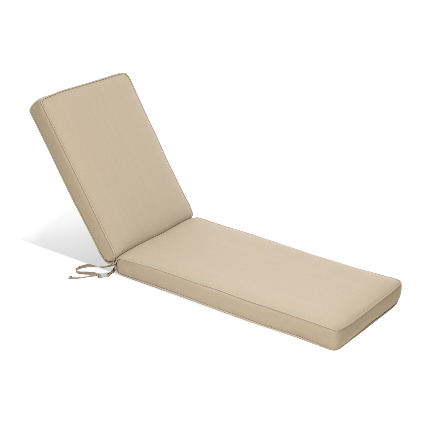 72x21x3 inch Patio Chaise Lounger Cushions - Brown