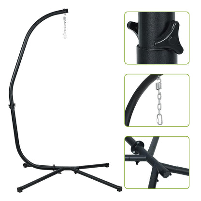 Hammock Steel Stand Only C-Stand - 300 Pound Capacity