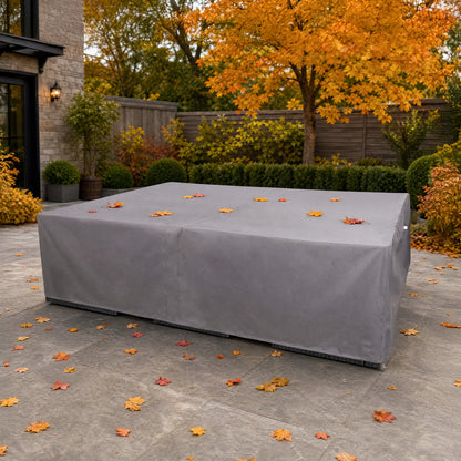 Outdoor Patio Furniture Set Cover, Gray, Rectangular