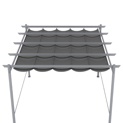 Pergola Replacement Canopy - Retractable Sun Shade Cover with Water-Resistant & UPF 50+ UV Blocking for Outdoor Patio