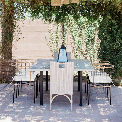 Outdoor Dining Chair Cushions Set, Patio Chair Pads with Ties, Light Gray