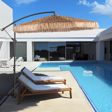 Grand Patio Thatched Tiki Umbrella (No Base)