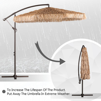 Grand Patio Thatched Tiki Umbrella (No Base)