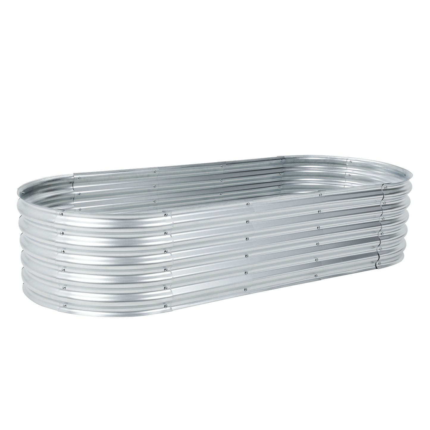 17" Tall Galvanized Raised Garden Bed Kit - 79"x31.5"