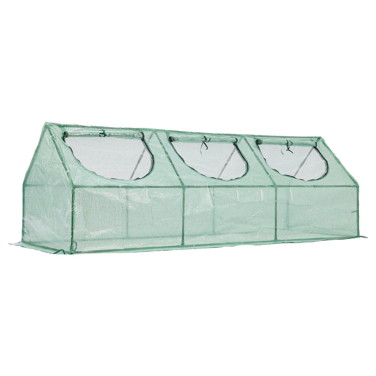 3-in-1 Mini Greenhouse Kit, Small Greenhouse with Triple-Layer Window - Aoodor 