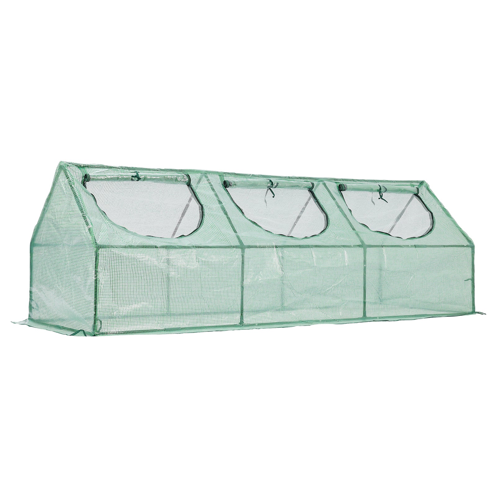 3-in-1 Mini Greenhouse Kit, Small Greenhouse with Triple-Layer Window - Aoodor 