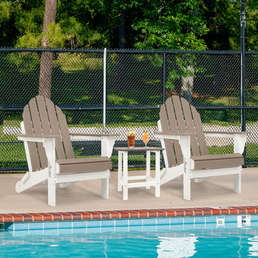 32(L)x22(W)x37(H) inch Folding Adirondack Chair