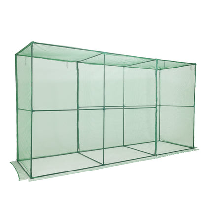 Crop Cage Plant Protection Netting Tent with Zipper for Vegetables Fruits and Plant - Aoodor 