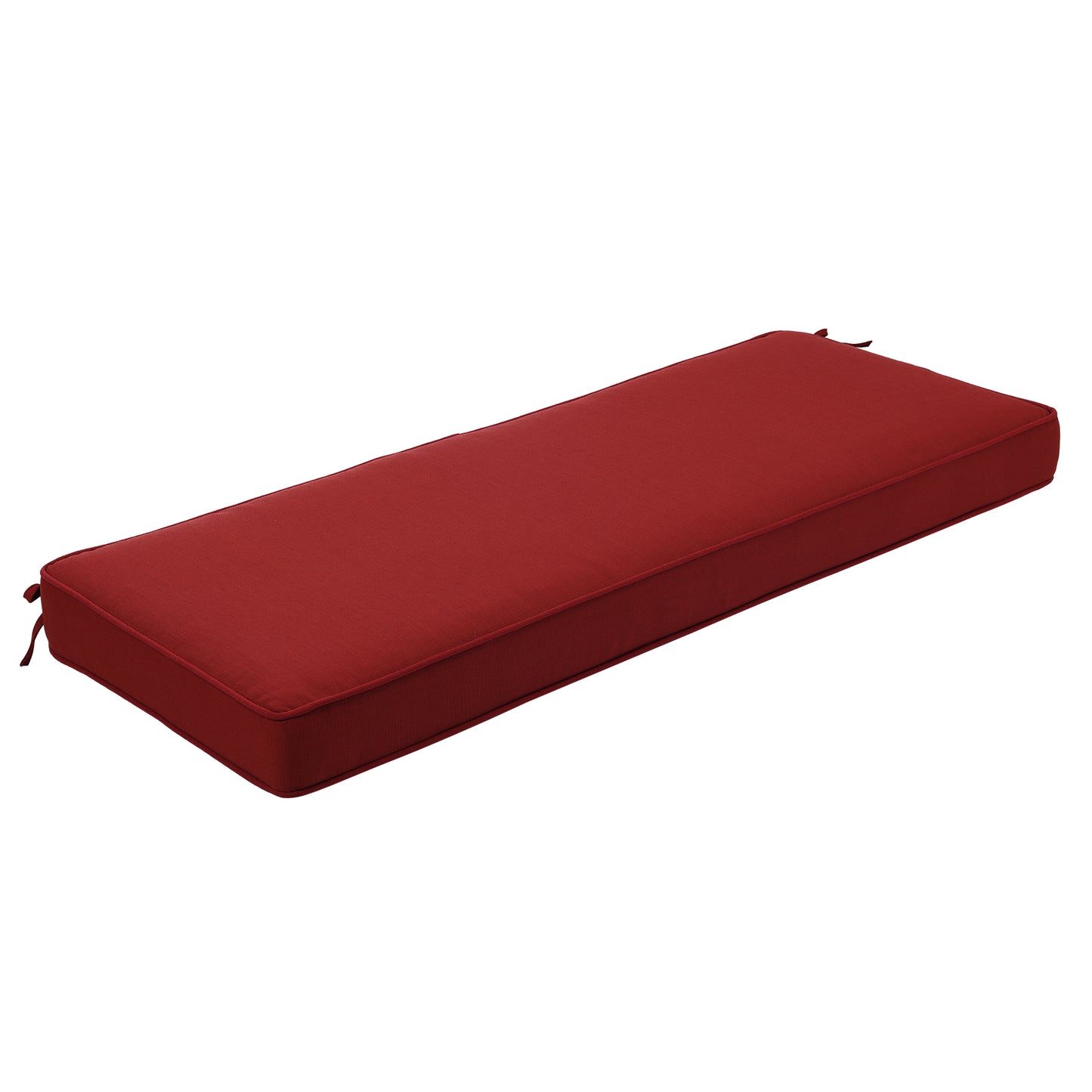 46x18x3 inch Patio Bench Cushion - Wine Red