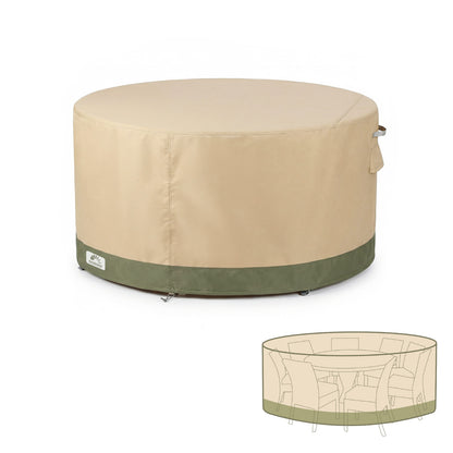 Outdoor Patio Furniture Set Cover, Round