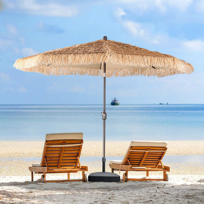Patio Umbrella Thatched Outdoor Umbrella (No Base)