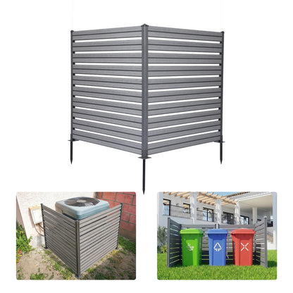 Patio Privacy Screen 49''W x 50''H Air Conditioner Fence